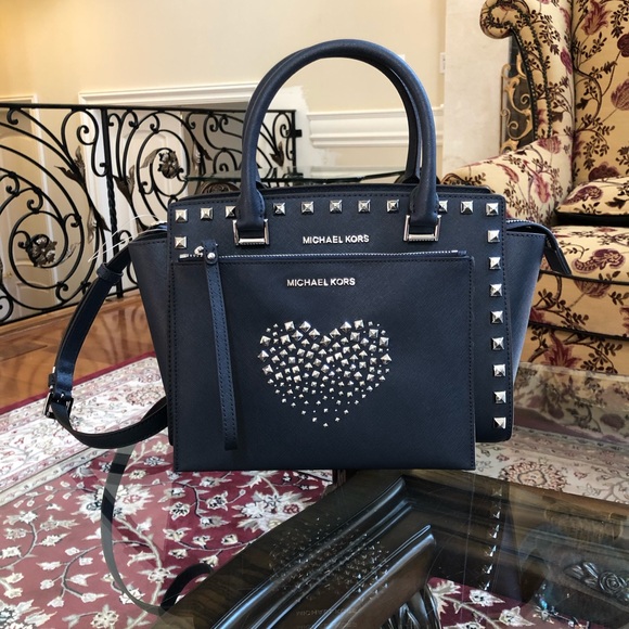 3pcs Michael Kors Selma handbag&wallet&wristlet - Picture 3 of 8